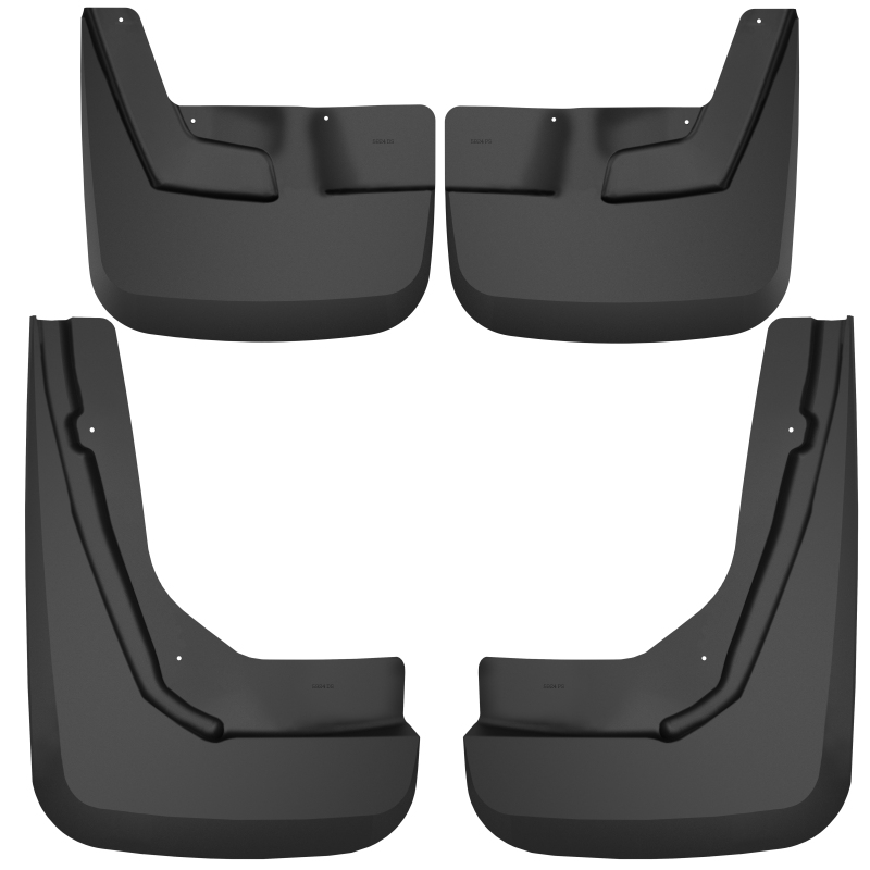 Chevrolet Tahoe Mud Guards - Front + Rear - Husky Liners - FormFit Design, Custom Contoured - Black - `21-`23